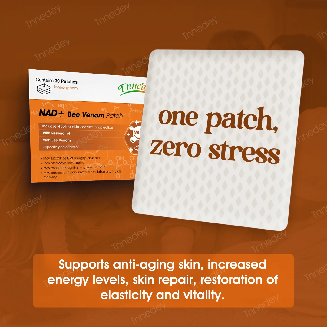 Tnnedey® tapaszok NAD+-szal és méhméreggel – Maximális bőrfiatalítás és energiabomba