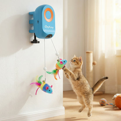 kittyfuny® Motion-Sensing Electric Interactive Cat Toy (USB Rechargeable)
