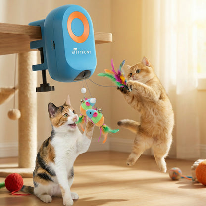 kittyfuny® Motion-Sensing Electric Interactive Cat Toy (USB Rechargeable)
