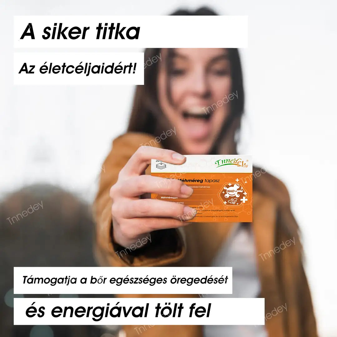 Tnnedey® tapaszok NAD+-szal és méhméreggel – Maximális bőrfiatalítás és energiabomba